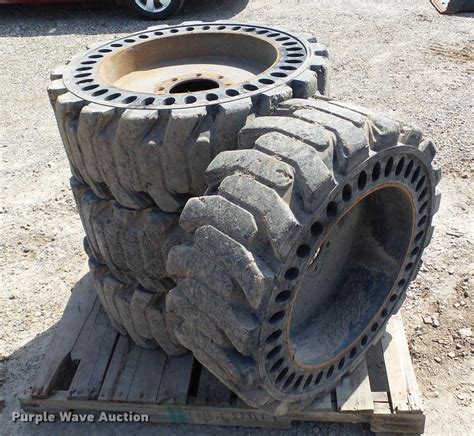 12 16.5 skid steer tires used|12 16.5 solid tires.